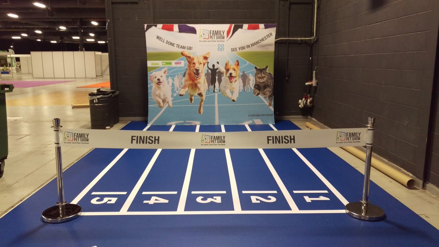 Family Pet Show Banner and Flooring