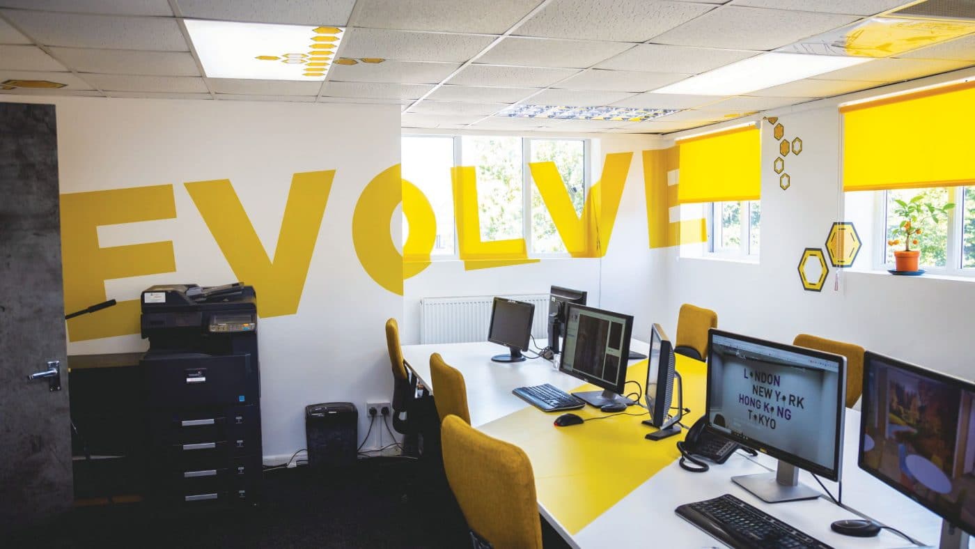 Evolve Metamorphic Graphic Wall Graphic
