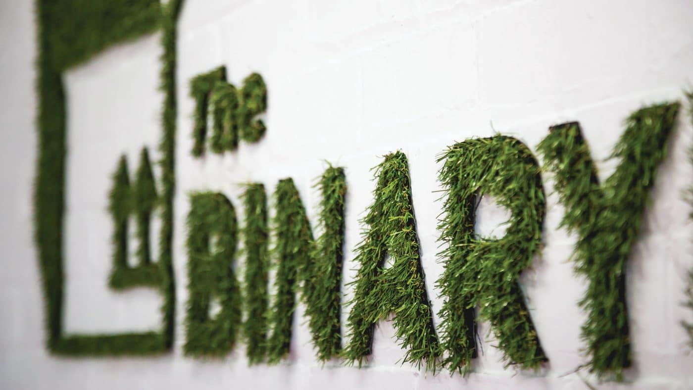3D Artificial Grass Logo Sign