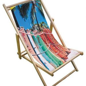 Custom Printed Deck Chair