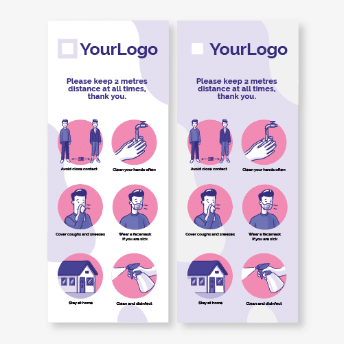 Covid-19 pop up banner examples