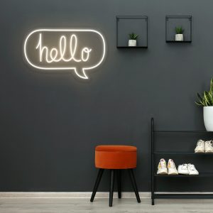 Hello Neon Sign