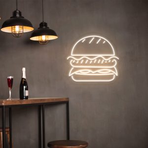 Burger Neon Sign