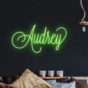 Swirling Script Neon Sign